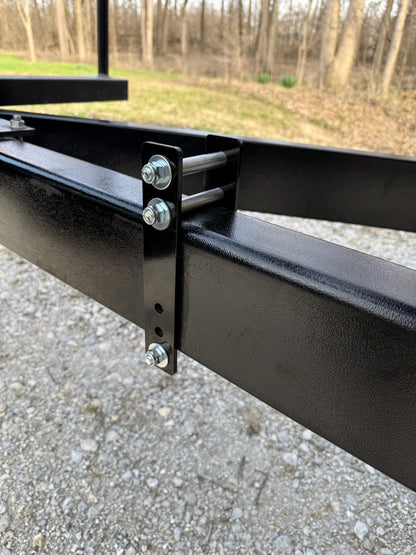 Standard‑Duty Bolt‑On Pontoon Trailer Winch Bracket (No‑Weld Design)