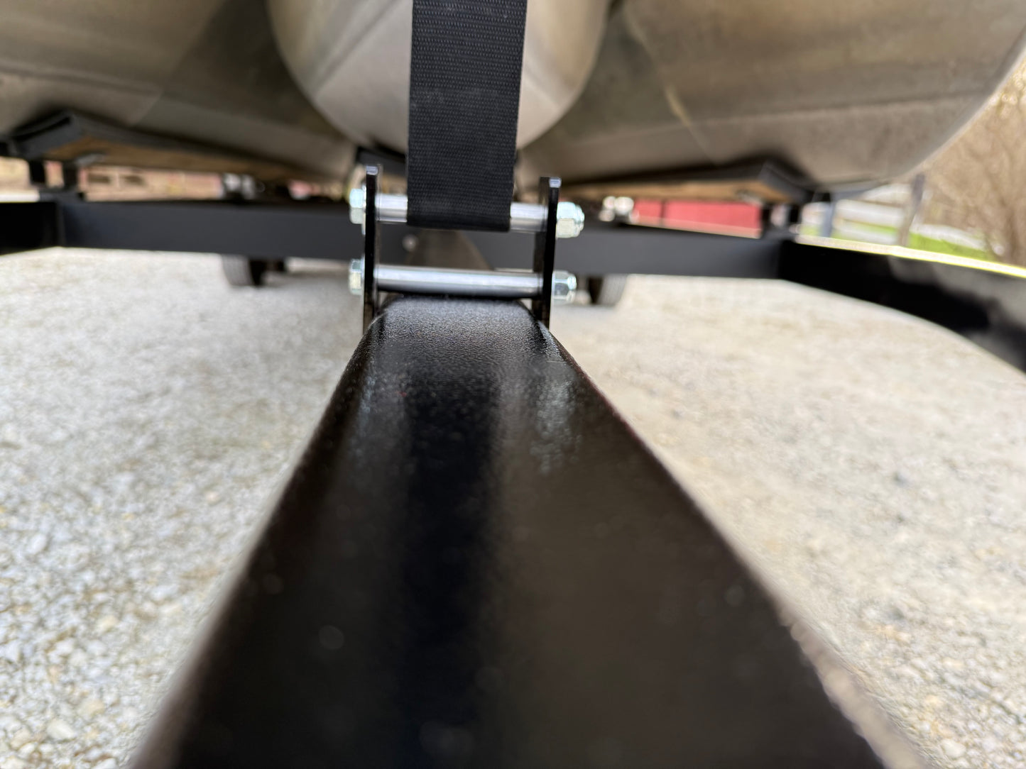 Standard‑Duty Bolt‑On Pontoon Trailer Winch Bracket (No‑Weld Design)